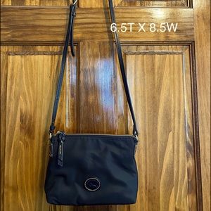 Dooney & Bourke black nylon crossbody